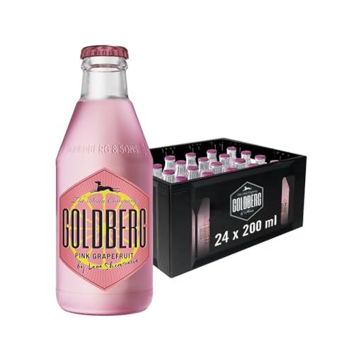 GOLDBERG Pink Grapefruit ? 24 x 0,2 l Glasflaschen in Mehrwegkiste ? Mit erfrischenden Grapefruitnuancen ? Perfekt für fruchtige Cocktails, Longdrinks & Sommergetränke für 23,76 EUR bei amazon.de Bild: GOLDBERG Pink Grapefruit ? 24 x 0,2 l Glasflaschen in Mehrwegkiste ? Mit erfrischenden Grapefruitnuancen ? Perfekt für fruchtige Cocktails, Longdrinks & Sommergetränke für 23,76 EUR bei amazon.de
