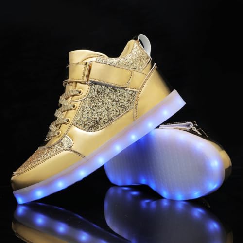 Image of YuanRoad Unisex LED Shoes Light Up Sneakers with USB Charging Dancing Shoes