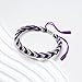 LAMIBEE Asexual Pride Bracelet, Demisexual Bracelet, Asexual Stuff LGBTQ Proud Love Tibetan Wrist Wrap Bracelet, Surfer String Bracelet, Amulet and Boho Rope Bracelets Thread for Women Men (Asexual)