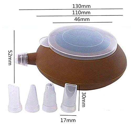 Cool Cook 48 Hole Macarons Silicone Mat Baking Mold Silicone Macaron Kit Pastry Baking Mat And Decorating Piping Pot With 4Pcs Nozzles thumb #5
