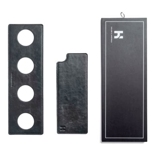 Watch Display Case With Black Vegan Leather Padding For Protection - Sleek Black Wood Watch Holder To Show Off Watches - Watch Box For Men - Watch Display Case For Men - Mens Watch Case #TOP2