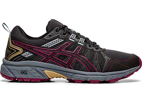 ASICS Women's Gel-Venture 7 Trail Running Shoes, 10.5M, Graphite Grey/Dried Berry
