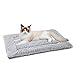 VSSHE Coussin Chien, Lavable Matelas pour Chien Réversible, Peluche Coussin Auto-Chauffant Non électrique pour Chat et Chien (60x42cm)