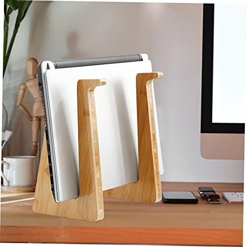 LIFKOME 1Pc Suporte De Computador De Madeira Suporte Para Laptop Suporte Vertical Para Laptop Suport