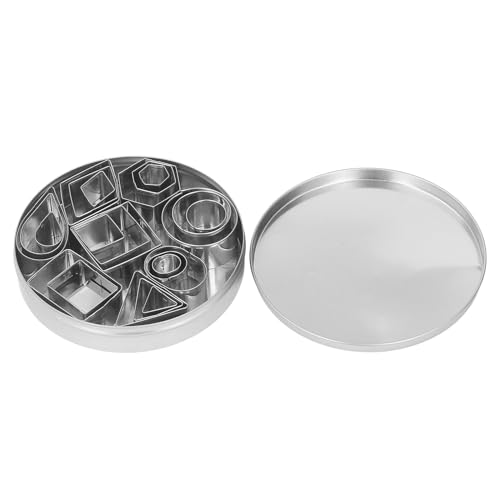 Juego de cortadores de galletas de acero inoxidable, 24 Uds., formas geométricas, moldes para cortar galletas para hornear galletas, pasteles, chocolates