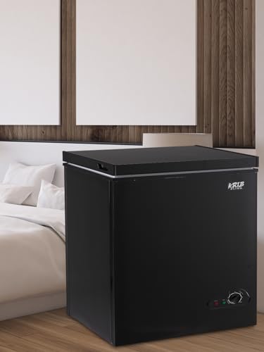 Krib Bling 7.0 Cu.Ft Chest Freezer 7 Gears Temperature Control(-4°F to 6.8°F), Deep Compact Freezer with Two Removable Basket, for House, Kitchen, Garage, Basement, Shop, Black - Thumbnail 7