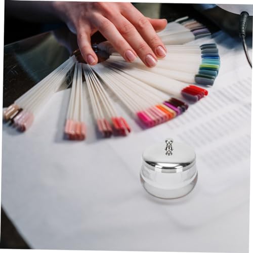 Vasos de vidrio para removedor de esmalte de uñas 2pcs miniatura 5