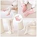 PBHPBH 5 Pairs Fashion Baby Non-Slip Cotton Socks with Grips - Toddler Socks for Girls & Boys, Suitable for learning to walk (US, Age, 1 Year, 3 Years, Purple)