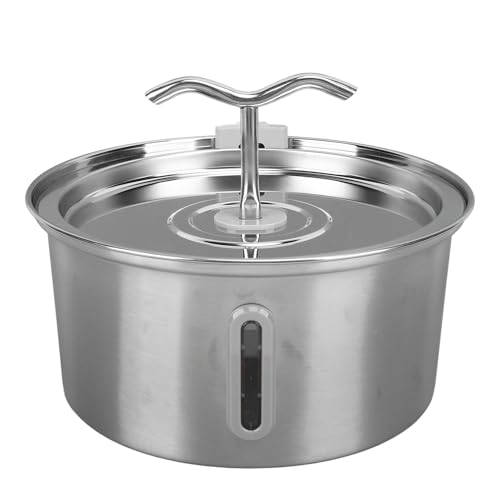 Fuente de agua para gatos de acero inoxidable 3.2L miniatura 4