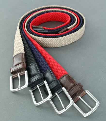 Trafalgar Riverside Solid Stretch Weave Belt3