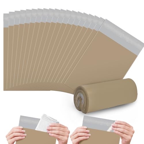 Image of Sanitary Napkin Disposal Bags FARVIGOR, 100Pcs Women Feminine Hygiene Disposal Bags for Tampons and Pads, Personal Disposal Bag Self-Sealing, Privacy Protection, 9.8x5.9 inch(Khaki)