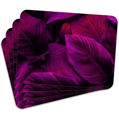 VELORA H&L Platzsets Kork - Tischsets 30 x 40 cm, Abwaschbar, rutschfest und Hitzebeständig bis 100°C, Dekorative Tischunterlagen für Küche und Esszimmer