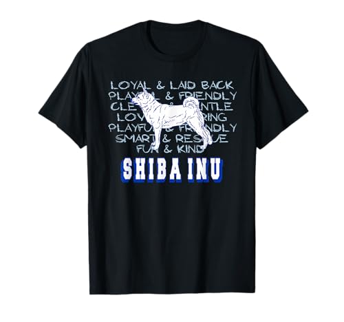 Camiseta unisex para perros Shiba Inu Dog Breed Animal Gift Camiseta