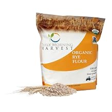 Early Morning Harvest Organic Rye Flour Made from Organic, Non-GMO Rye Stone Ground Flour for Bread and Baking, Sourdough Starter, Whole Grain, Certified Organic GMO Free 1.5, Pounds
