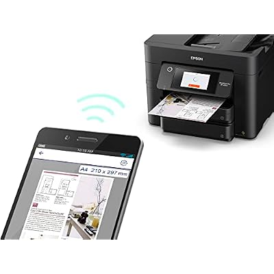 Epson Workforce Pro WF-4834 Wireless All-in-One Printer with Auto 2-Sided Print Copy, Scan and Fax, 50-Page ADF, 500-sheet Paper Capacity, 4.3 Color Touchscreen