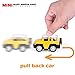 FUN LITTLE TOYS 1:48 Die Cast Metal Toy Cars for Toddles, Pull Back Cars Toys for 1 Year Old Boy, 2 Year Old Boy Birthday Gift, Wind Up Cars Toddler Toys Age 1-2, 8PCS