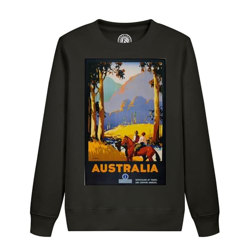 Sweatshirt enfant Australie au style poster vintage art déco des années 30