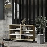 Natulvd Modern Minimalist Kitchen Buffet Cabinet, Industrial Sideboard Buffet Table with Storage She
