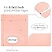 Folders with Pockets, 2 Pocket Plastic Folder with Pockets for School Colored File Folder for Documents Letter Size with Business Card Slot Back to School Office Teacher Supplies(6 Pack Pastel Colors)