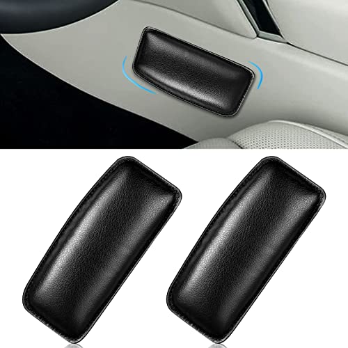 Sunjoyco 2 Pack Car Knee Cushion, Auto Center Console Knee Leg Elbow Cushion Soft Pad, Elastic Thigh Support Comfort Pillow Car Interior Accessories For Foot Knee Pain Relief (Black) #TOP8