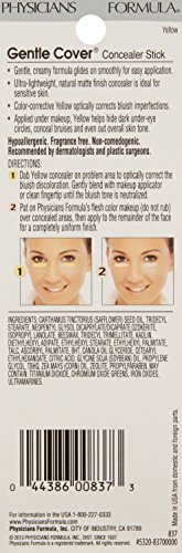 Physicians Formula Gentle Cover Concealer Stick, Yellow, 0.15 Ounce (Pack Of 2) #TOP2