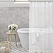 Amazer Shower Curtain Liner, 72 x 72 Inches EVA 5G Bathroom Plastic Shower Curtain with 3 Magnets and 12 Grommet Holes-Frosted