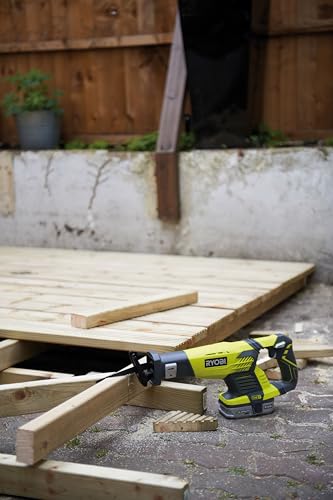 Ryobi RRS1801M Sega Dritta A Batteria 18V One+, Batteria Non Inclusa, Per Tagli Di Precisione, Design Ergonomico, Velocità Della Lama Regolabile - 7