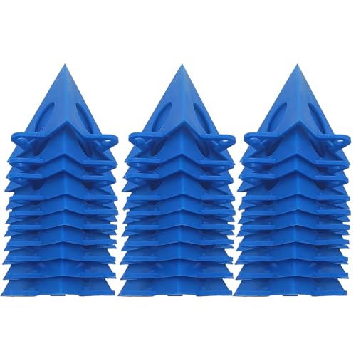 Contenuto della confezione: riceverete un set di 30 mini piramidi blu in diverse fasce di prezzo, esteticamente gradevoli e pratiche.