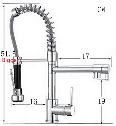Única palanca del grifo de la cocina extraíble caño giratorio del recipiente del fregadero grifo mezclador de cocina con rociador extraíble ducha de mano para lavabo Grifos