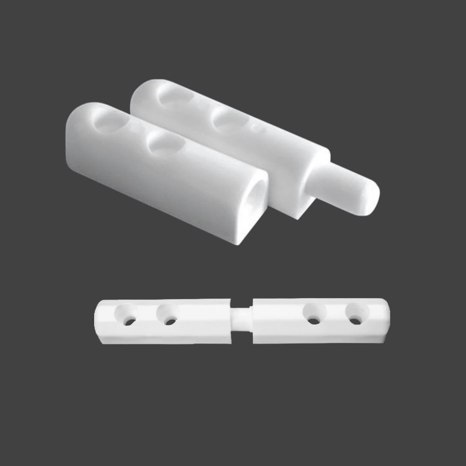 Badem10 Pimapen PVC Pencere Kapı Sineklik Menteşesi Pimli Plastik Pratik Açma Kapama Hareket Aparatı 2 Adet