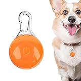 Luz LED para collar de perro, accesorio de seguridad LED impermeable para mascotas, luces de paseo nocturno para perros pequeños, medianos y grandes, perfecto para camping, senderismo y correr