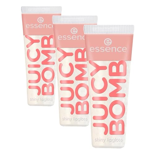 Essence - Gloss à Lèvres Juicy Bomb Shiny Lipgloss - 101 Lovely Litchi (Lot de 3)