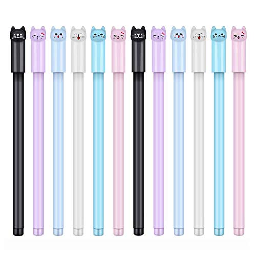 12 bolígrafos de gel de 0,38 mm para suministros de oficina Cover