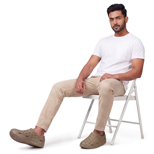Image of Neeman's Cushers Rainscape Clogs for Men | Water-Friendly Slip-On Clogs | Lightweight Cushioned Comfort | Quick Dry Casual Footwear | Everyday Walking Chappal