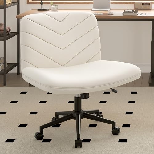 Yaheetech Wide Criss Cross Chair with Wheels