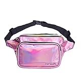 【Gute Passform】Dank eines verstellbaren Nylon-Gurtes passt die Hüfttasche zu verschiedenen Taillen und rutscht nicht. Sie können die Tasche um den Bauch tragen oder über die Schulter hängen.