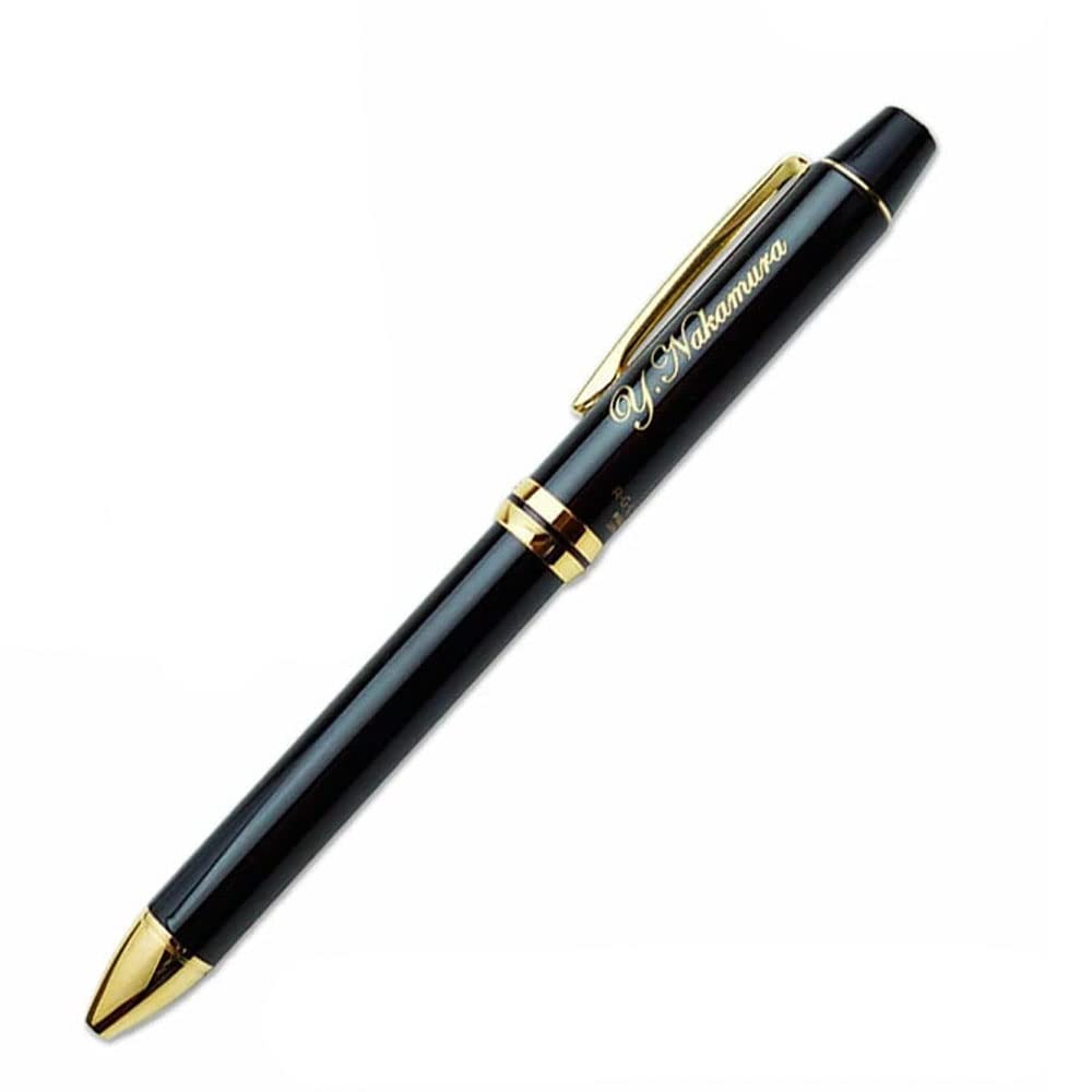 Amazon | 名入れ多機能ペン 4+1 RiDGE フォープラスワン リッジ 黒・赤  