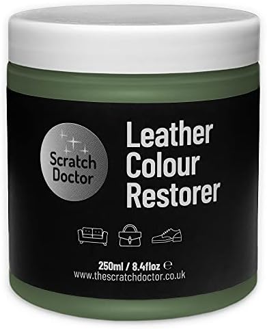 Scratch Doctor Leather Colour Restorer Easily Repair & Recolour Faded or Worn Leather Sofas Chairs Handbag Shoes Boots Saddle Equestrian Tack (Black, 50ml)