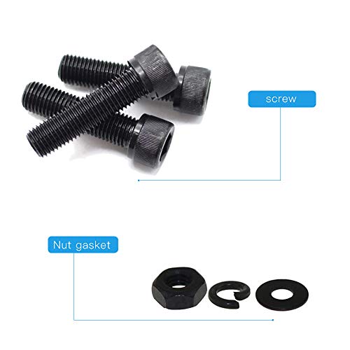 Szhkm 600Pcs 12.9 Grade M3 Nuts And Bolts Assortment Set Hex M3 Nuts M3 Washers M3 Screws Hex Socket Head Cap Screw Assortment Kit Alloy Steel With Wrench #TOP6