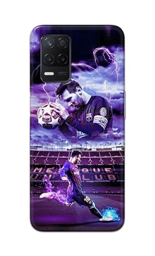 Image of Printed Hard Back Cover Case for Realme Narzo 30 5G Back Cover (Famous Football Player) -1111