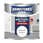 Johnstone's - Gloss Wood & Metal Paint - Brilliant White - 250ml