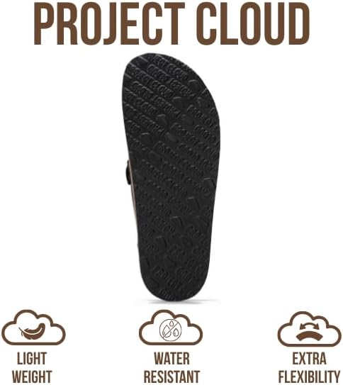 Project Cloud 100% Genuine Leather Moccasin-Style Clogs for Women - Memory Foam and Water Resistant Mules Slip-on - Non-Slip and Durable Clogs Casual Shoes for Women Footwear - Image 4