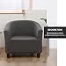 SearchI Fundas Elasticas de Sillón Chesterfield,1 Pieza Cubre Sofá 1 Plaza Lavables,Tejido...