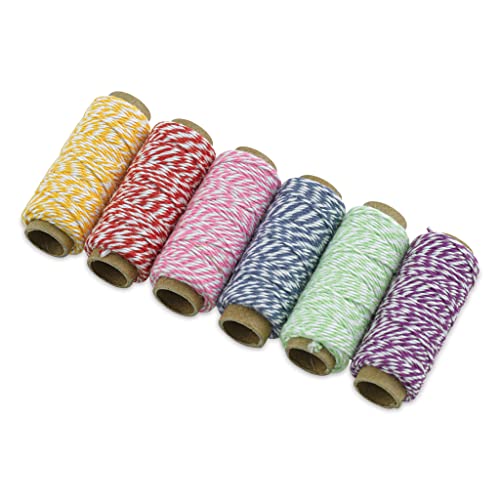 Hemptique Rainbow Bakers Twine 6/PK