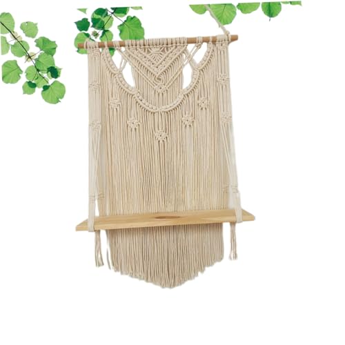Étagère murale blanche bohème LOORGVEL pour intérieur chaleureux - 7
