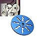1/4 7 Inch Empty Tape Reel, 8 Hole Open Reel Audio Takeup Reel, Aluminum Alloy Empty Take Up Reel to Reel Hub for TEAC for ReVox for Studer (Blue)