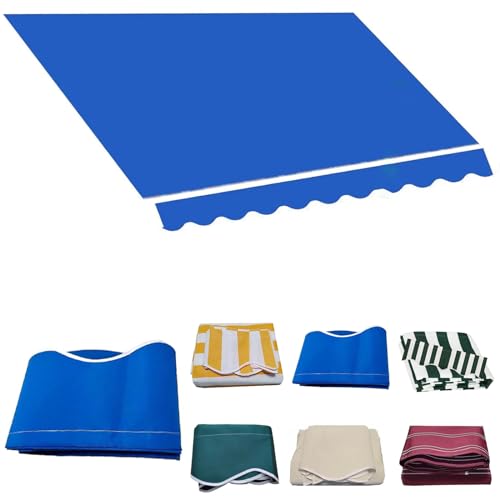 Toldo retráctil lona impermeable de repuesto con protección UV para patio