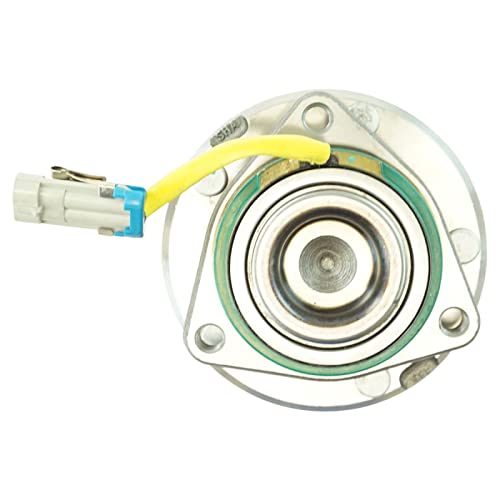 Image of TRQ Front Left and Right Wheel Bearing and Hub Assembly Set 2 Piece Compatible with 09-13 Chevrolet Corvette Base Model Z06 10-13 Corvette Grand Sport 2013 427 2009 Cadillac XLR