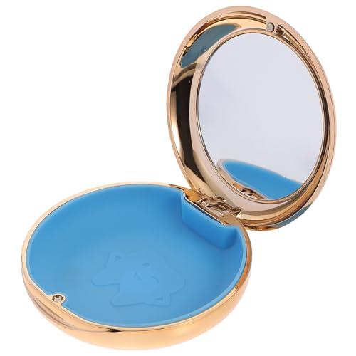 Healeved Caja Portátil para con Espejo Estuche Ligero y Compacto para y Dentaduras Fácil de Limpiar y Transportar