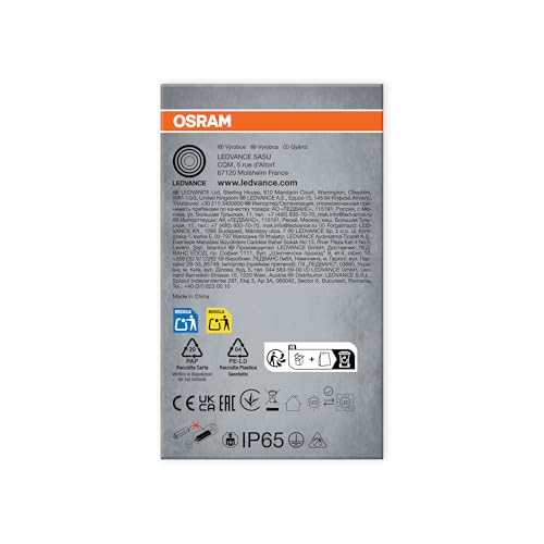 Osram Submarine Feuchtraumleuchte mit eingebautem Bewegungsmelder 60cm 8W, LED-Leuchte in Grau, IP65-Schutz, für Lagerhallen und Garagen